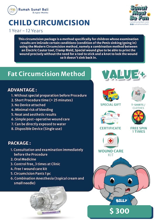 CHILD CIRCUMCISION - FAT CIRCUMCISION METHOD