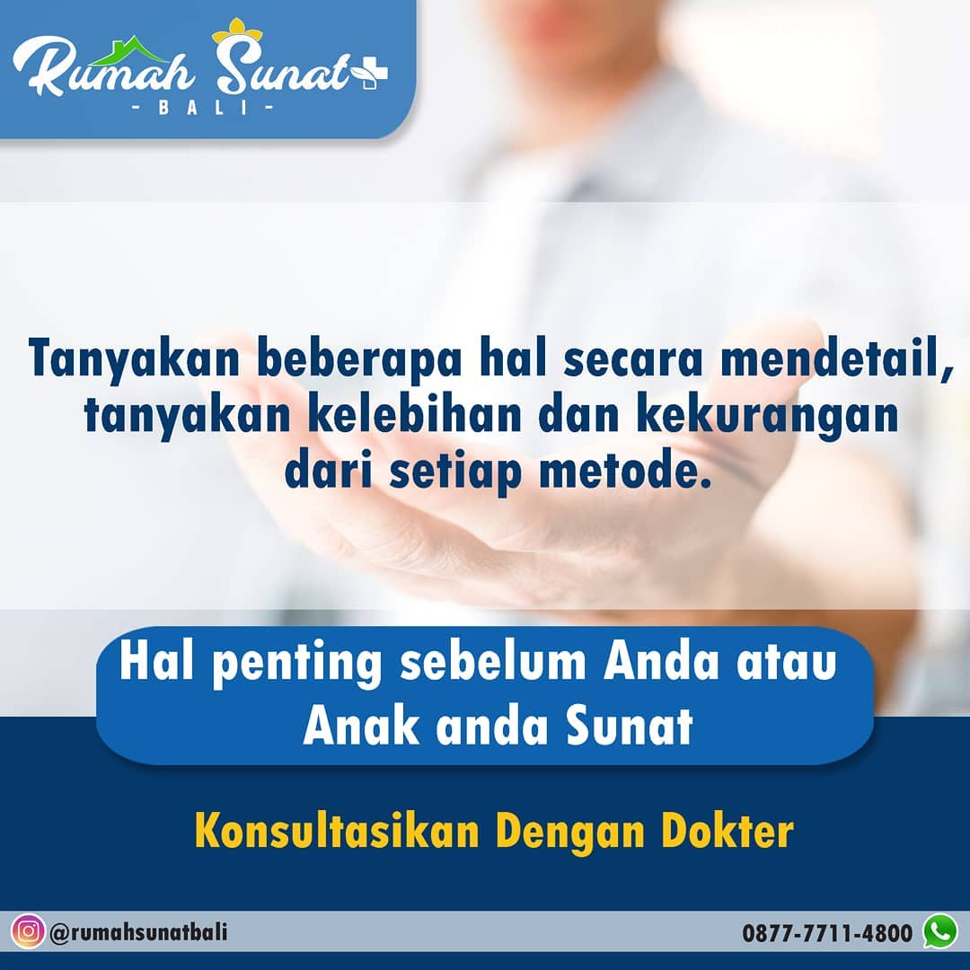 Hal Penting Sebelum Anda atau Anak Anda Khitan / Sunat