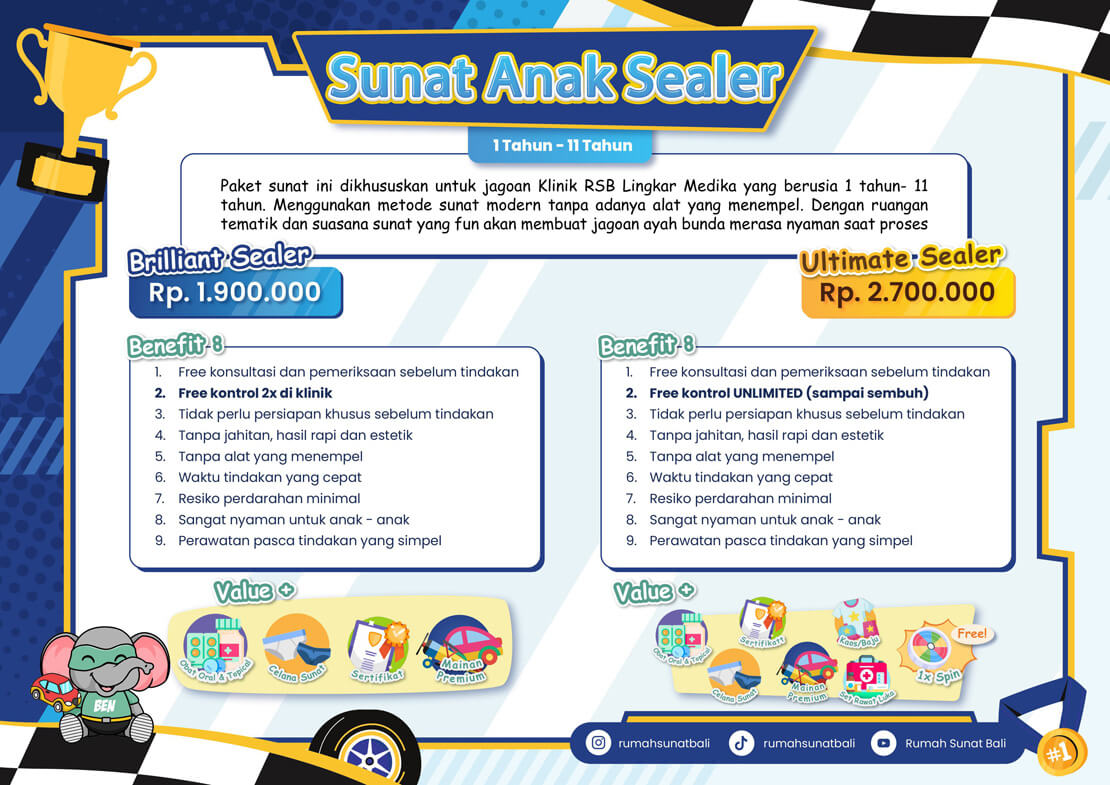 Sunat Anak 1 - 11 Tahun