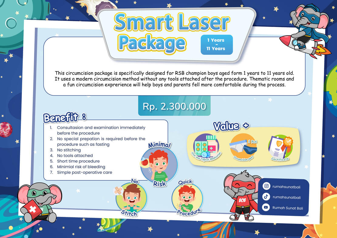 Circumcision of Children 1 - 11 Years