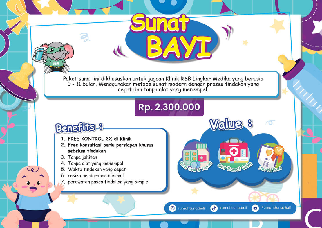 Sunat Bayi 0 - 11 Bulan