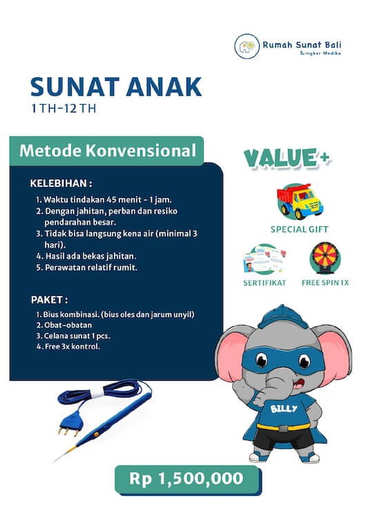 SUNAT ANAK - METODE KONVENSIONAL
