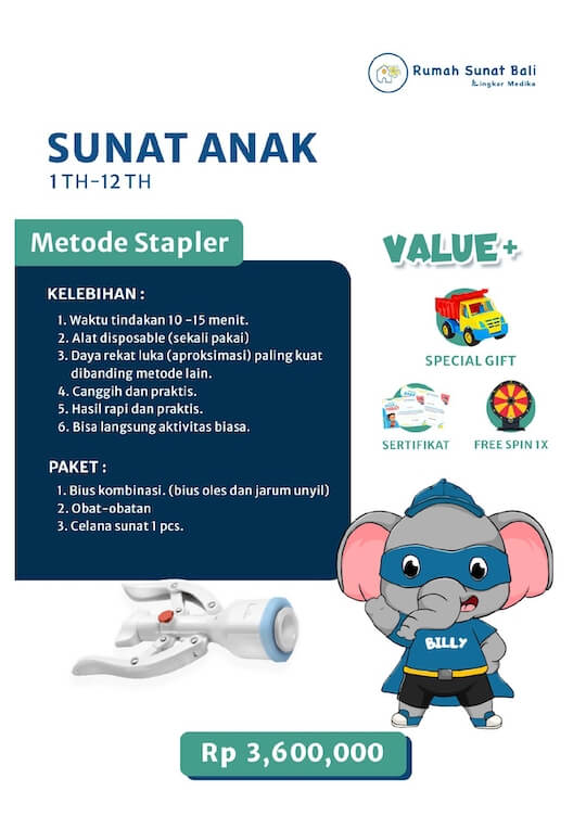 SUNAT ANAK - METODE STAPLER